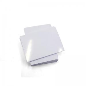 백색 내열성 실리콘 플라스틱 시트 A4 사이즈 신분증 용 PET 시트