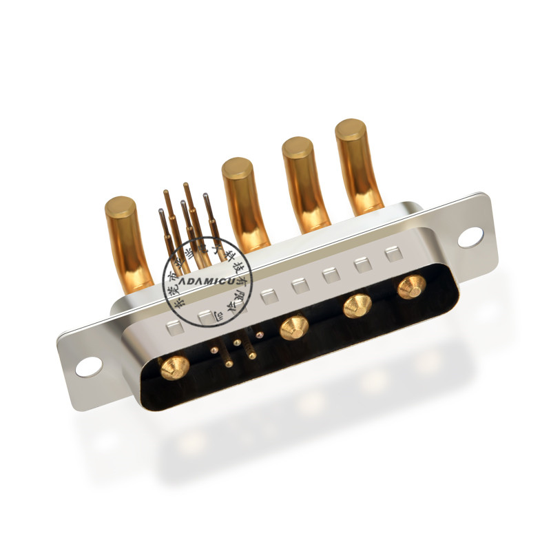 PCB에 대 한 높은 각도 남성 9w4 d-sub 커넥터