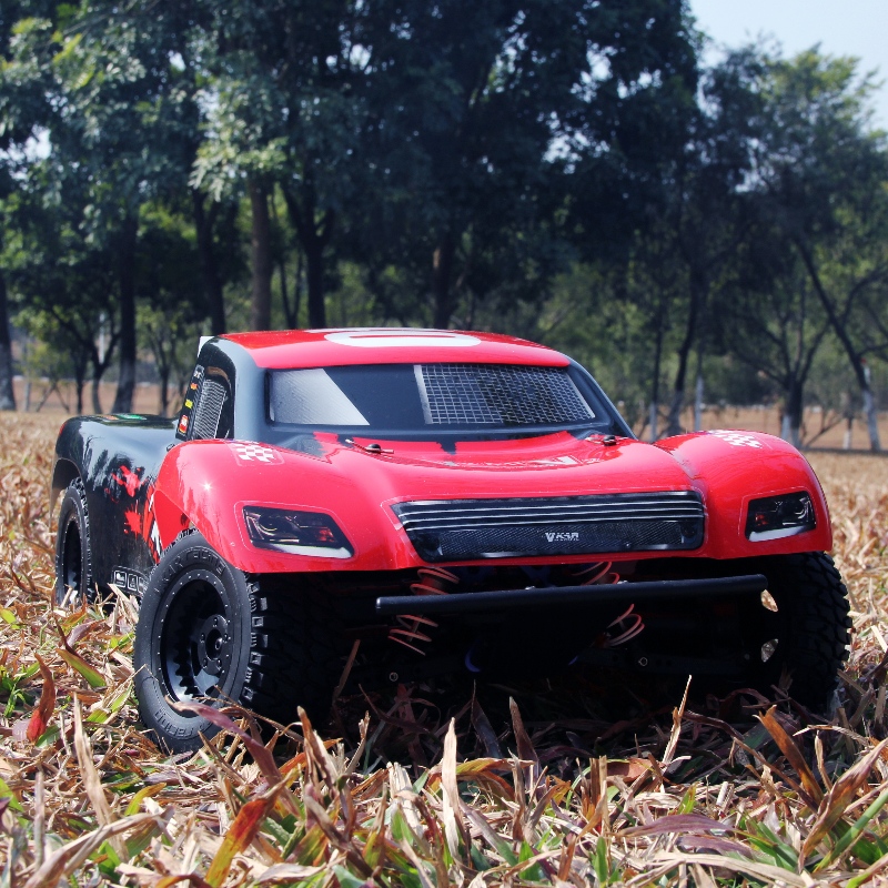 Vkarracing 1/10 규모 전기 RC 자동차 짧은 코스 트럭 V2 RTR 4WD RC 트럭 SCTX10 V2