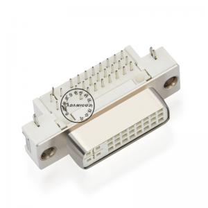 좋은 품질의 dvi 커넥터 땜납 DVI 24 + 5 암 커넥터