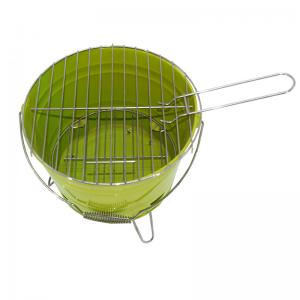 미니 다채로운 휴대용 양동이 바베큐 숯불 구이