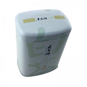 사용자 지정 사각형 흰색 차 깡통 상자