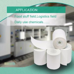 Zebra Barcoder를위한 Rtm-75 고감도 열 BOPP 합성 용지