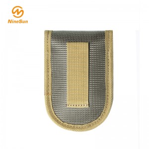 작은 그린 나일론 접이식 칼집 - NineSan