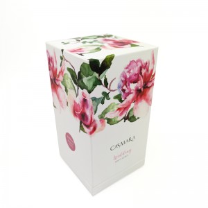 사용자 정의 부조 핫 프레스 표지 종이 상자 선물