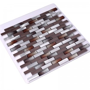 현대 3d 효과 벽 타일 침실 벽에 풍경