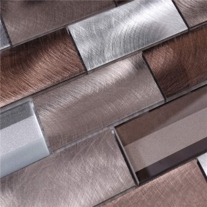 품질이 좋고 가격이 갈색 3d 타일 벽 장식