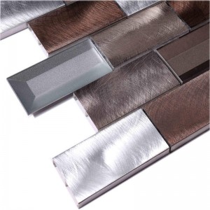 품질이 좋고 가격이 갈색 3d 타일 벽 장식