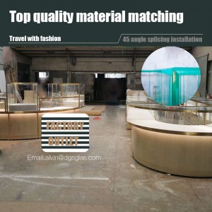 사용자 정의 설정 보석 디스플레이 디스플레이 호화 진열장 보석점