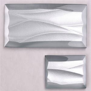 hmbz07 회색 좋은 가격 파도가 유리 타일 튀어