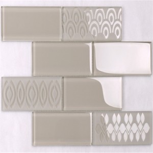 얼음 무늬 도안 파도가 가격이 깨진 유리 타일