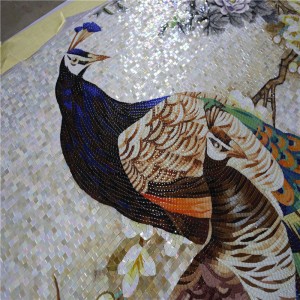 사용자 정의 수공 디자인 jh165 공작 모자이크 타일 벽 예술 형식