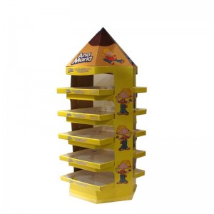 화장품 전시 판매 좀 종이 위에 서서