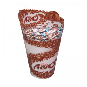 사용자 정의 식품 숍 더블 사이드 곤돌라 슈퍼마켓 선반 랙 쿠키 골 판지 디스플레이 스탠드