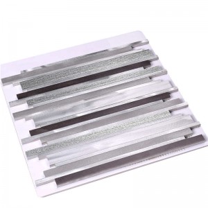 선형 알루미늄 믹스 유리 모자이크 벽 테두리 타일