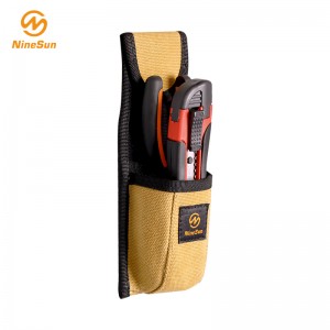 카키색 블루 캔버스 플라이어 칼 소품 용 홀더 도구 주머니