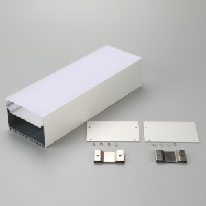 아노다이징 알루미늄 LED 스트립 라이트 장착 트랙 프로파일