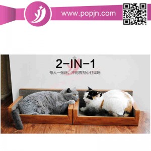 YJ 재생 가능한 환경 친화적 인 골판지 압축 플루트 고양이 보드 Scratcher
