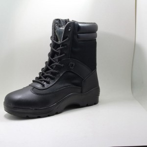 고품질 Mens PU 코팅 된 가죽 육군 전술 군사 부팅