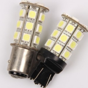 27smd 5050 자동 주도 브레이크 라이트 1157 7443