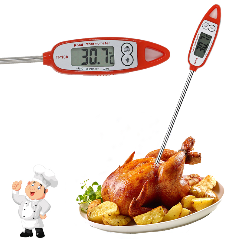 식품 온도 측정을위한 전문 디지털 수온계