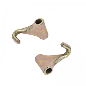 위조 된 손가락 끝 고리 옐로우 도금