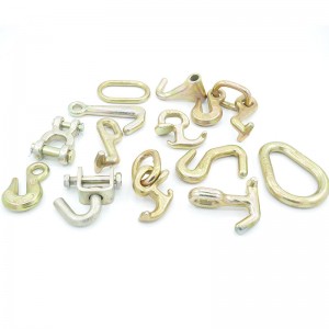 위조 된 손가락 끝 고리 옐로우 도금