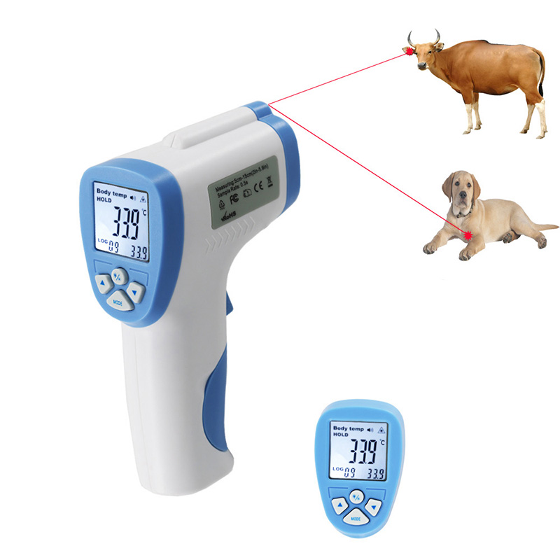 가축 농장에서 고온의 동물 온도 측정 온도계
