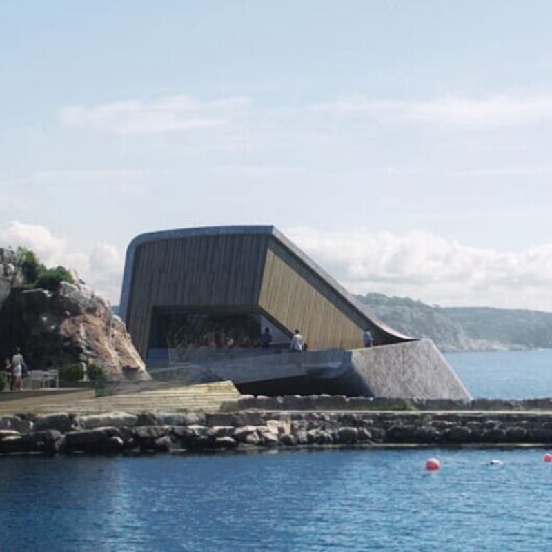 세계에서 가장 큰 수중 식당 거의 완성