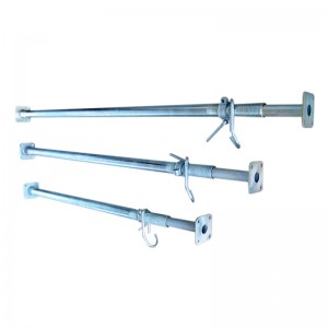 뜨거운 딥 아연 도금 된 비계 조정 가능한 철강 Prop