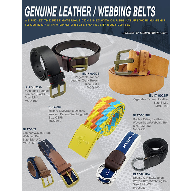 GEnuine 가죽 / 웨빙 벨트