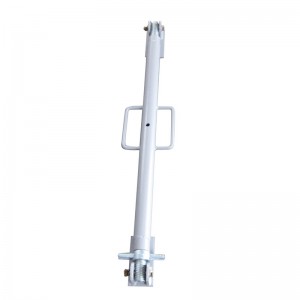 스카 폴딩 삼각형 벽 Formwork Shoring Prop 분말 회색 코팅