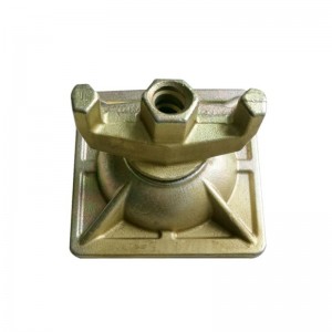 거푸집 공사 윙 너트 단조 탄소강 황색 판