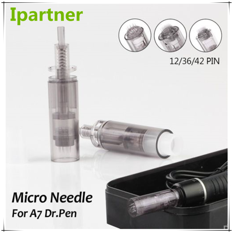 Ipartner 용 전기 더마 펜 Dr.Pen A7 ULTIMA 마이크로 니들 9 12 36 42 핀 카트리지