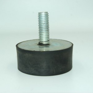 기계 용 나사가있는 맞춤형 남성형 고무 충격 흡수 장치