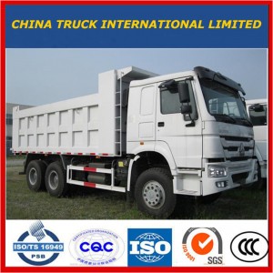 Sinotruk HOWO 20Cubic Meters 371 6X4 헤비 듀티 티퍼 / 덤프 트럭