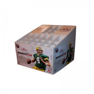 바닥 랙 골판지 골판지 폴리 프로필렌 접이식 디스플레이 스탠드