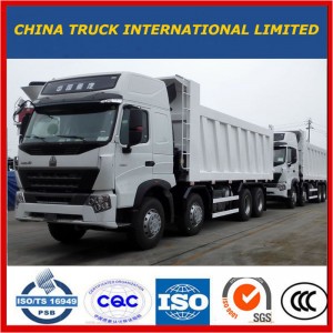 Sinotruk HOWO A7 8X4 420HP 40 톤 덤프 트럭