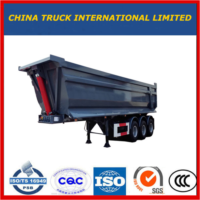 3 Axle Cimc U Type 티퍼 세미 트레일러