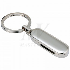 유로 동전 보관소가있는 금속 열쇠 고리 (1 달러짜리 동전) _B62729