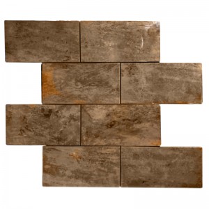 욕실과 장식을위한 구리 Backsplash 모자이크 타일