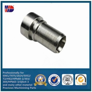 중국 ISO 인증서 사용자 정의 CNC 머시닝 스테인레스 스틸 부품을 양극 처리