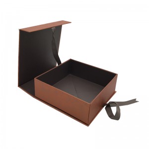 선물 포장을위한 주문 호화스러운 접히는 선물 상자