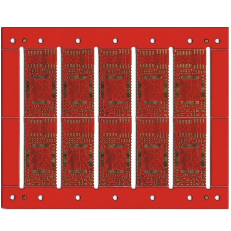 수지로 채워진 4 층 고주파 HDI 하이브리드 PCB 비아