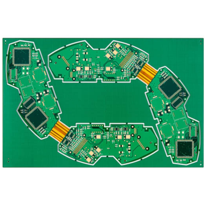 리지드 플렉스 PCB 인쇄 회로 보드, 그린 솔더 마스크 잉크