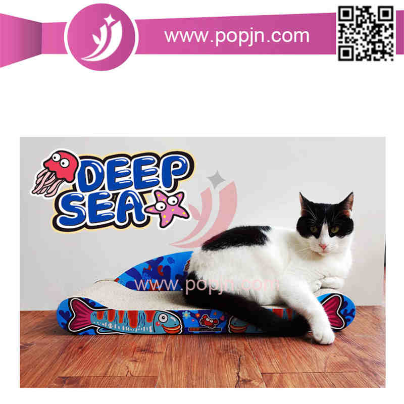 재활용 스크래치 보드 긁힘 패드 라운지 침대 골판지 골판지 고양이 Scratcher