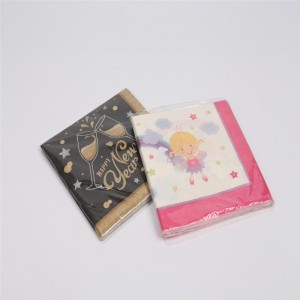 공장 진짜 eood 공급 환경 국경 플로럴 디자인 양질의 종이 냅킨