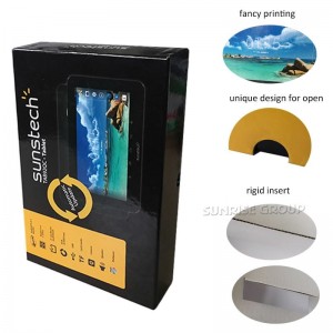 동쪽 도매 제 디자인 라디오 종이 sunstech 덮개 포장 박스
