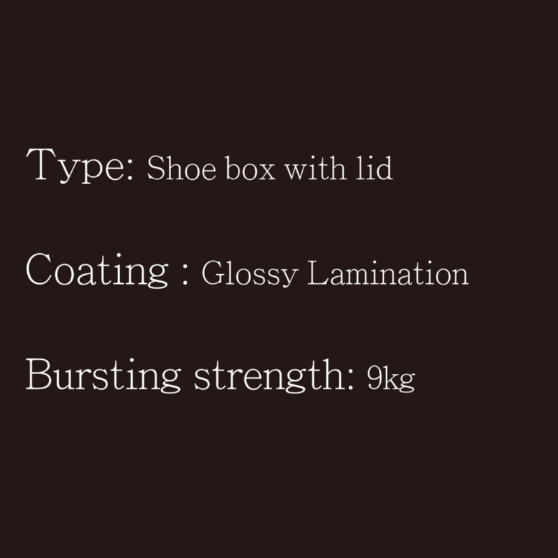 뚜껑 Type2가있는 신발 상자