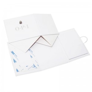 사용자 정의 인쇄 실버 호 일 로고 광택 적 층 Foldable 포장 종이 상자